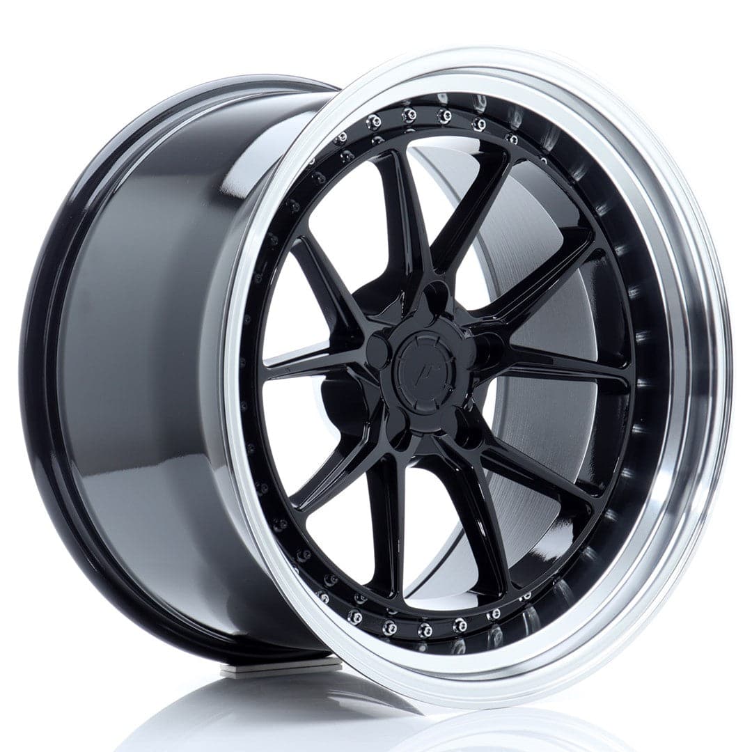JR Wheels JR39 19x11 ET0-25 5H BLANK Glossy Black w/Machined Lip - Wheelsup.sk