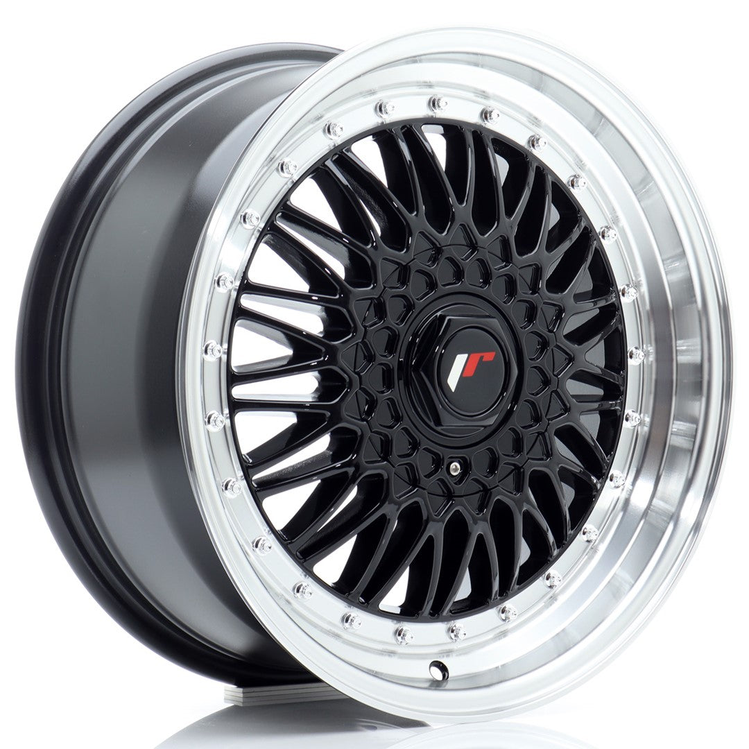 Alu kola Japan Racing JR9 17x7,5 ET35 4x100/108 Gloss Black w/Machined Lip | Wheelsup.cz