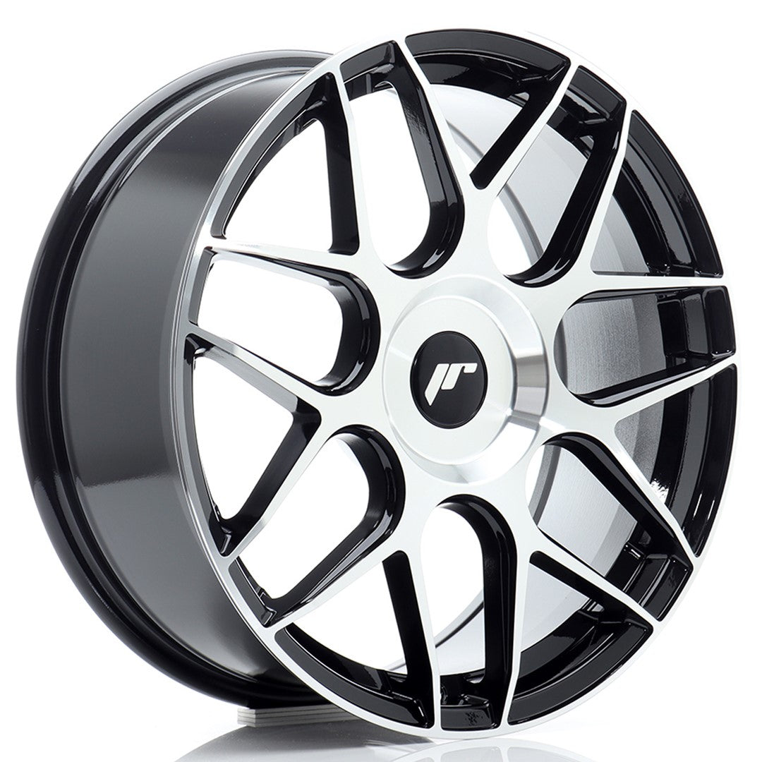 Alu kola Japan Racing JR18 18x7,5 ET20-40 BLANK Black Machined Face | Wheelsup.cz