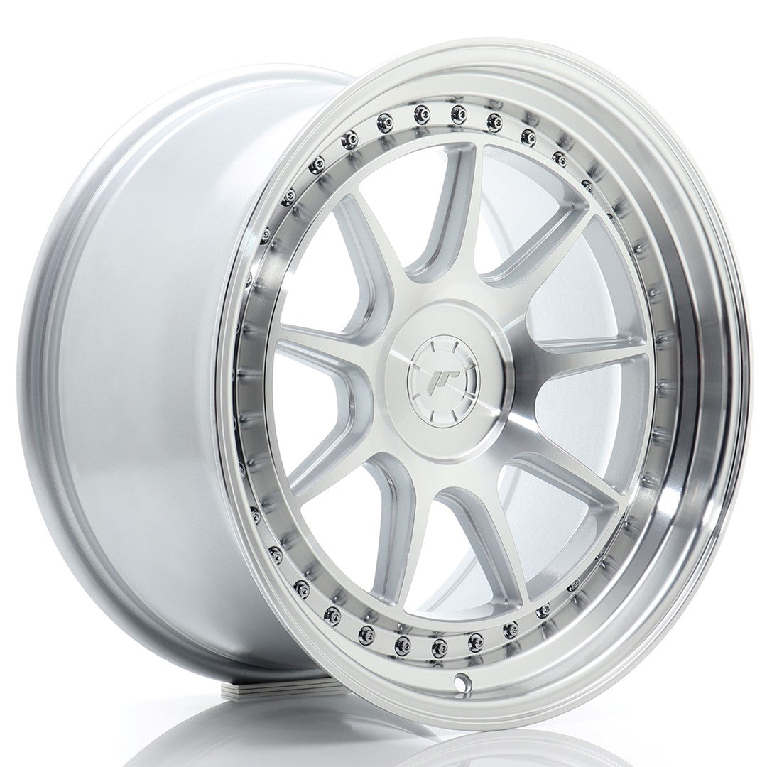 Alu kola Japan Racing JR47 18x9,5 ET15-35 5H BLANK Silver Machined Face | Wheelsup.cz