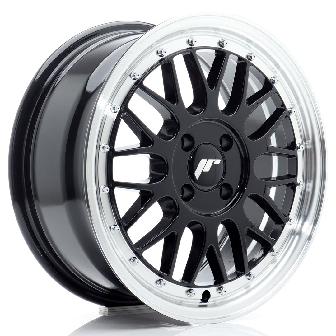 Alu kola Japan Racing JR23 16x7 ET40 4x100 Gloss Black w/ Machined Lip | Wheelsup.cz