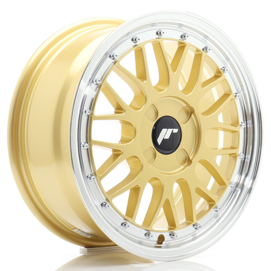 Alu kola Japan Racing JR23 16x7 ET20-45 4H BLANK Gold w/ Machined Lip | Wheelsup.cz