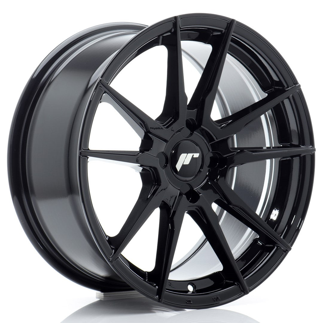 Alu kola Japan Racing JR21 17x8 ET20-35 4H BLANK Gloss Black | Wheelsup.cz