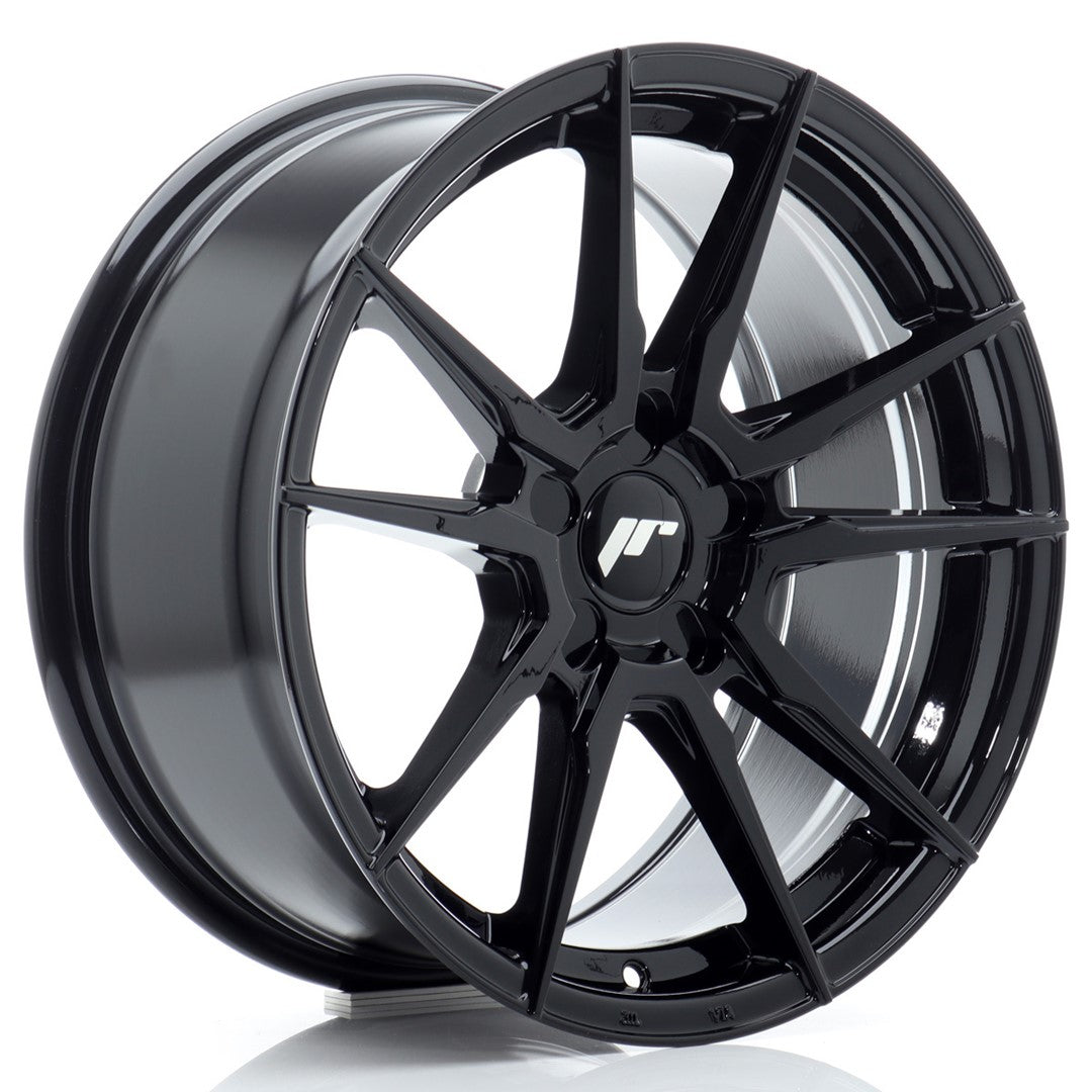 Alu kola Japan Racing JR21 17x8 ET20-35 5H BLANK Gloss Black | Wheelsup.cz