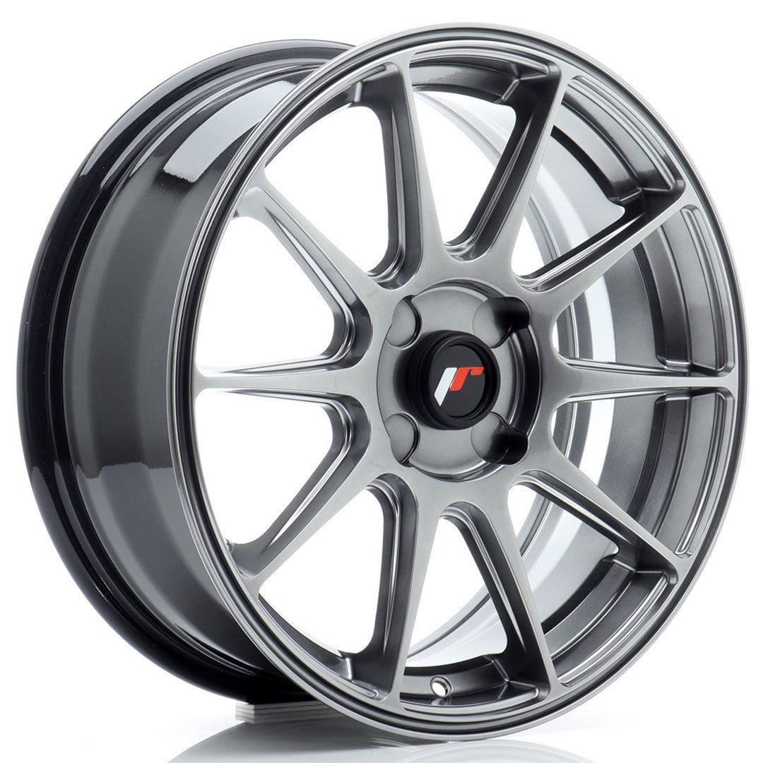Alu kola Japan Racing JR11 17x7 ET20-38 4H BLANK Hyper Black | Wheelsup.cz