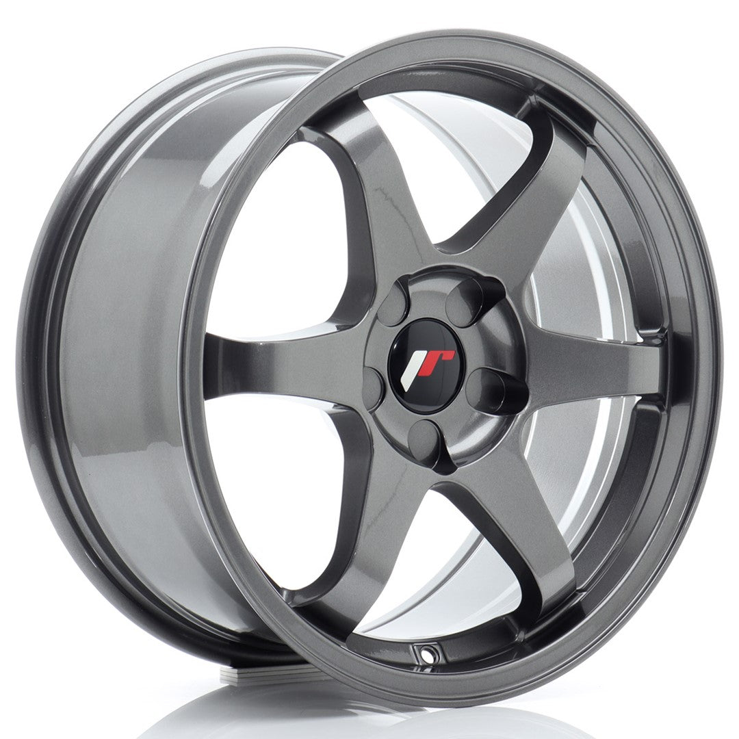 Alu kola Japan Racing JR3 17x8 ET20-35 5H BLANK Gun Metal | Wheelsup.cz