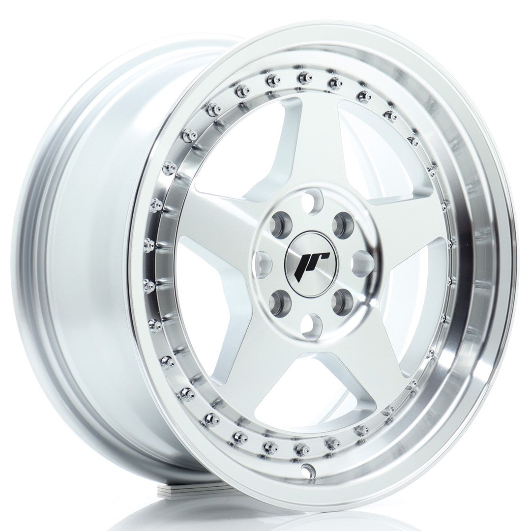 Alu kola Japan Racing JR6 16x7 ET35 4x100 Silver Machined Face | Wheelsup.cz