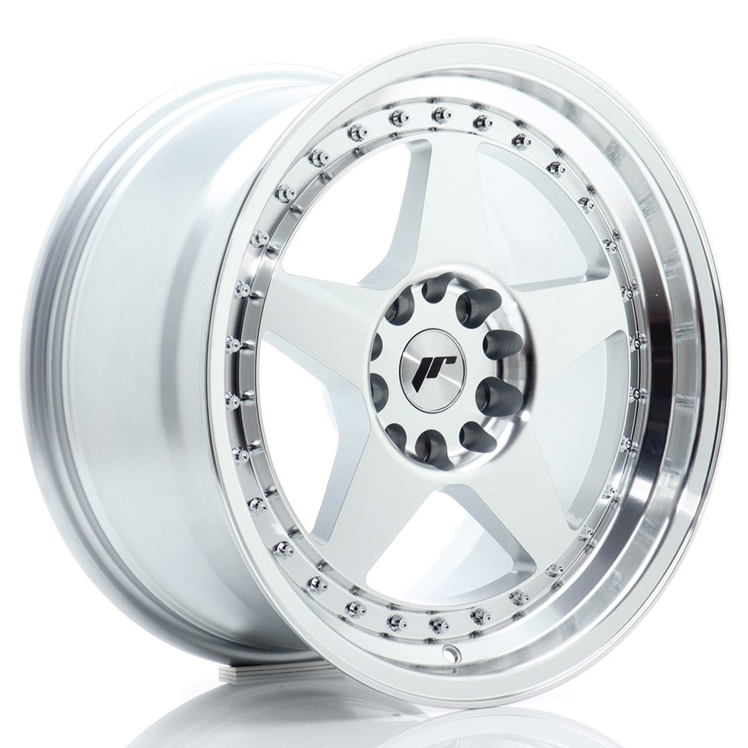 Alu kola Japan Racing JR6 17x9 ET25 5x114/120 Silver Machined Face | Wheelsup.cz