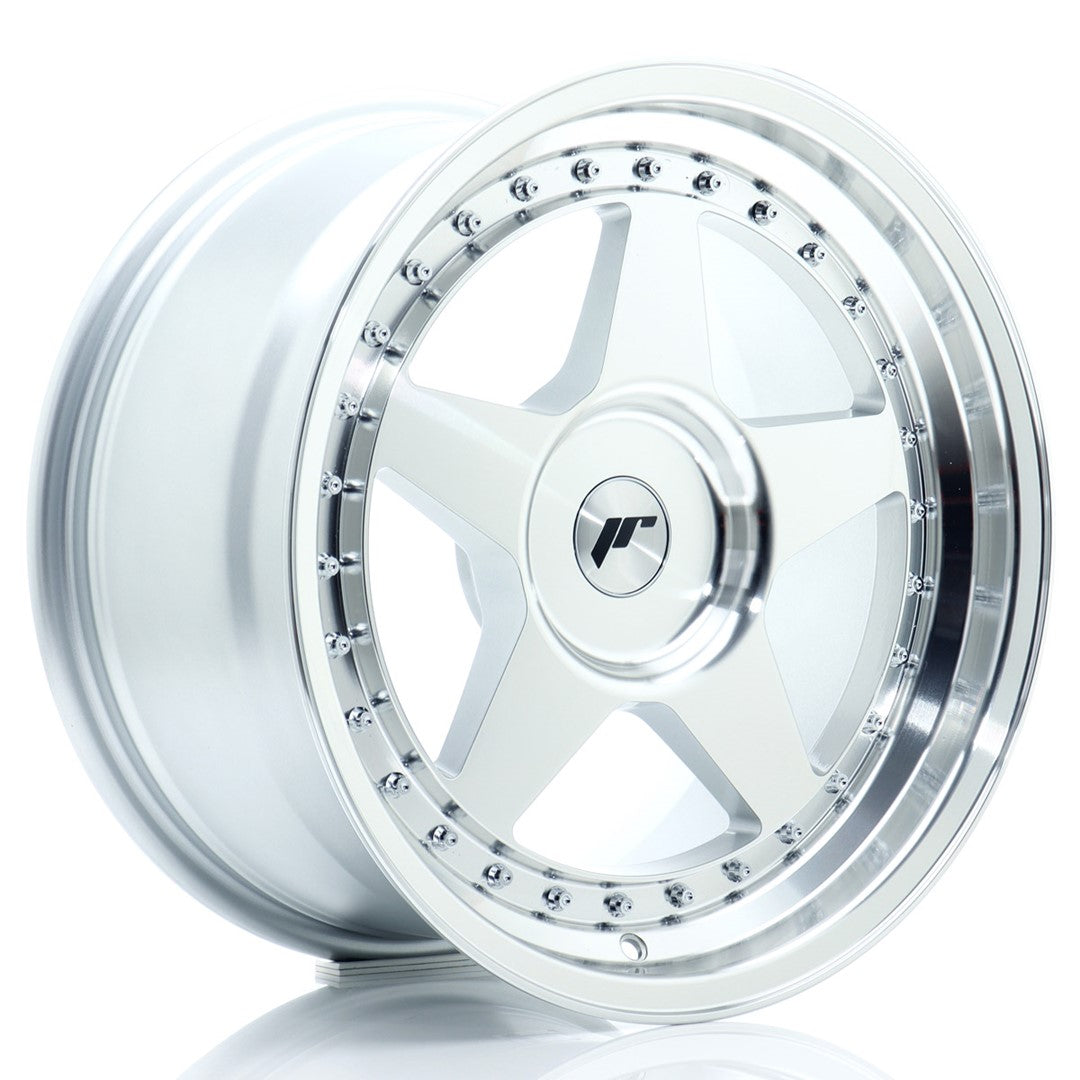 Alu kola Japan Racing JR6 17x9 ET20-35 BLANK Silver Machined Face | Wheelsup.cz