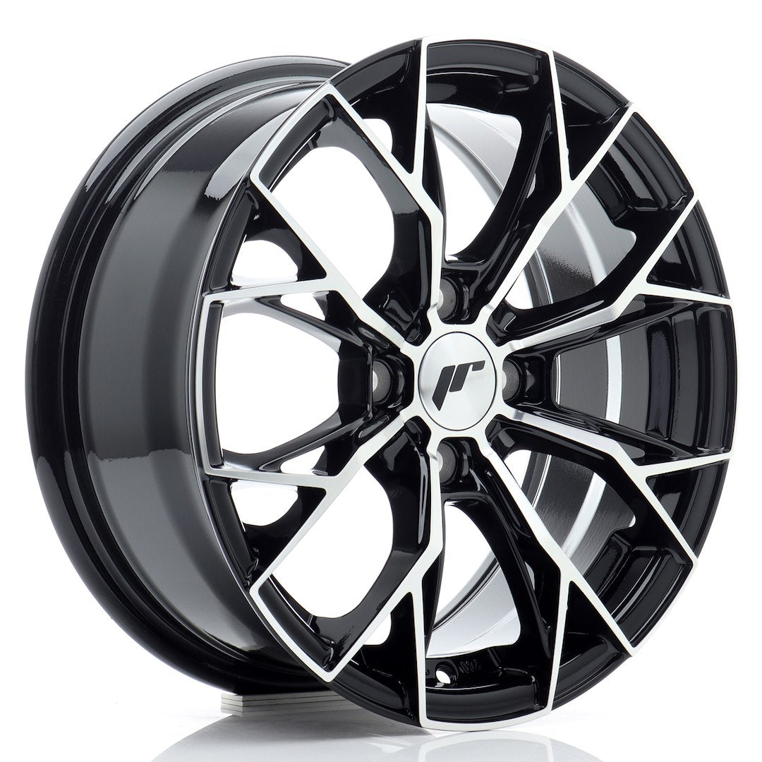 Alu kola Japan Racing JR49 15x6,5 ET35 4x100 Gloss Black Machined Face | Wheelsup.cz