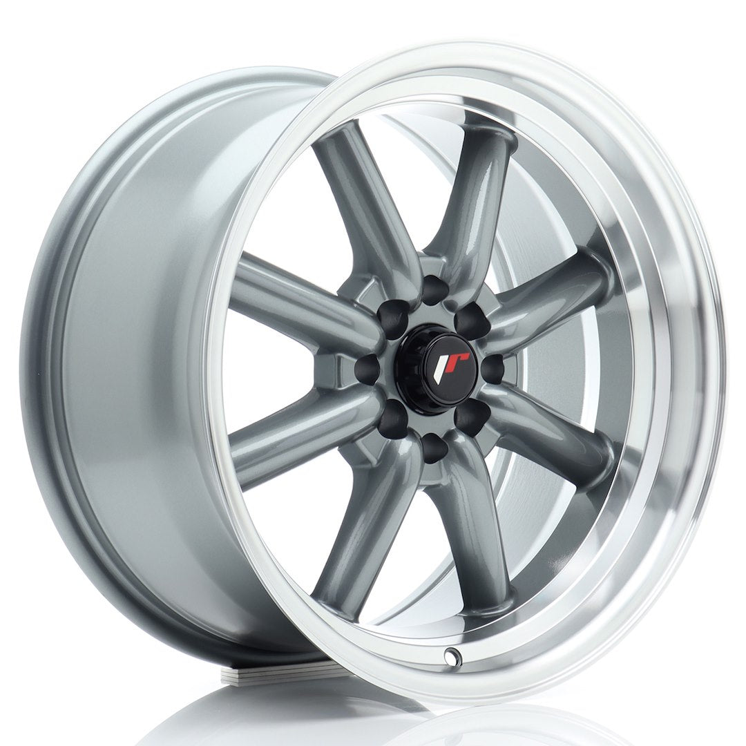 Alu kola Japan Racing JR19 17x9 ET10 5x100/114 Gun Metal | Wheelsup.cz