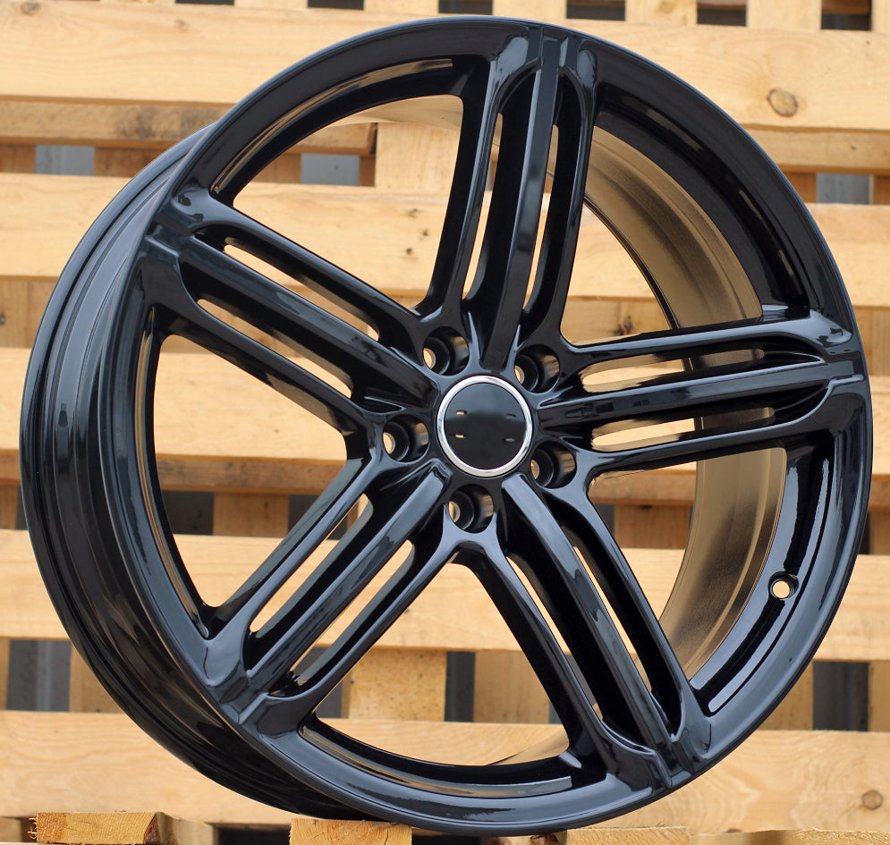 Alu disky pre Audi XF657 9x20 5x130 ET50 71.6 Čierna