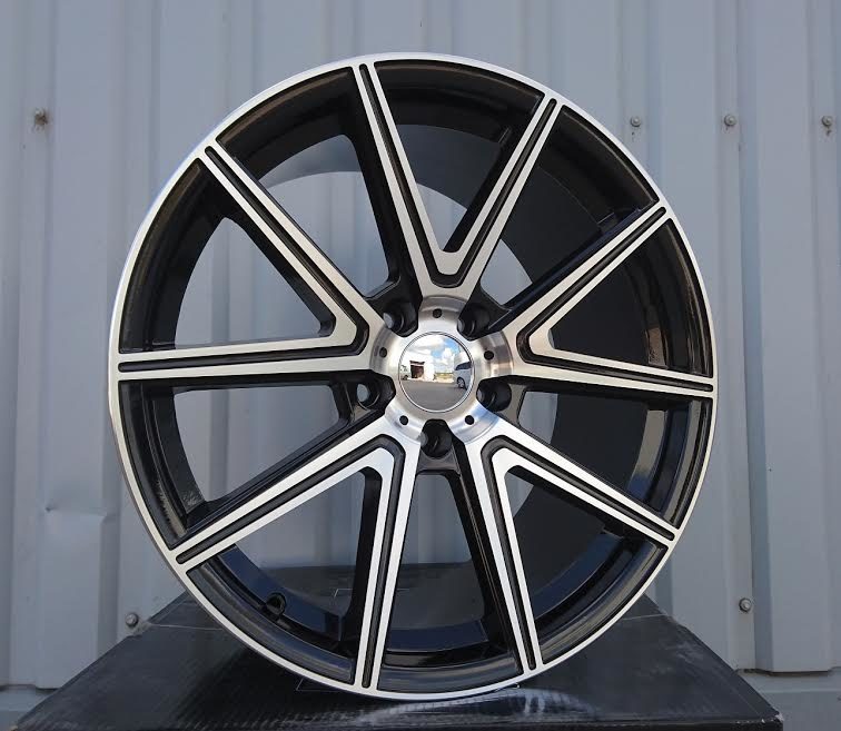 Alu kola Racing Line XFE07 8.5x18 5x114.3 ET35 67.1 Black Polished | Wheelsup.cz