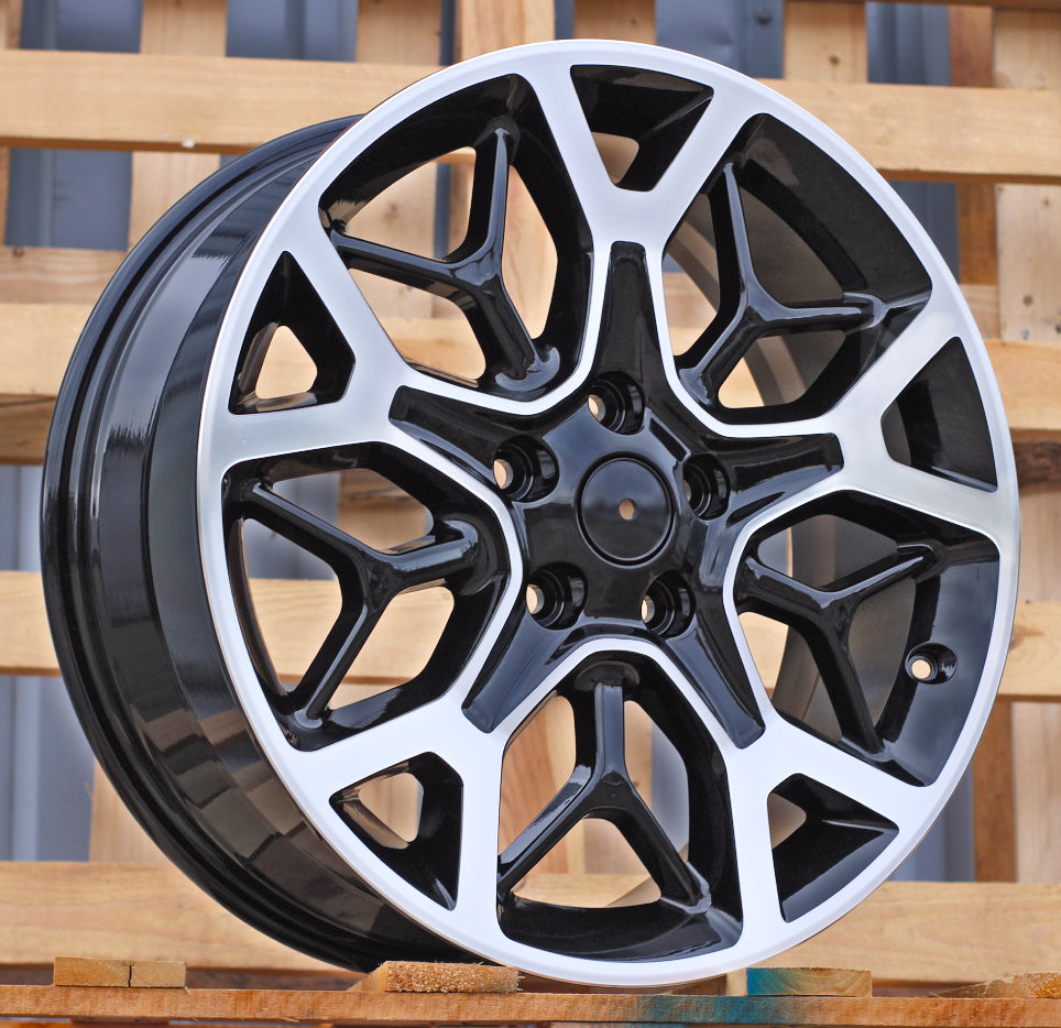 Alu disky pre Jeep A5807 8x20 5x127 ET56 71.6 Čierna