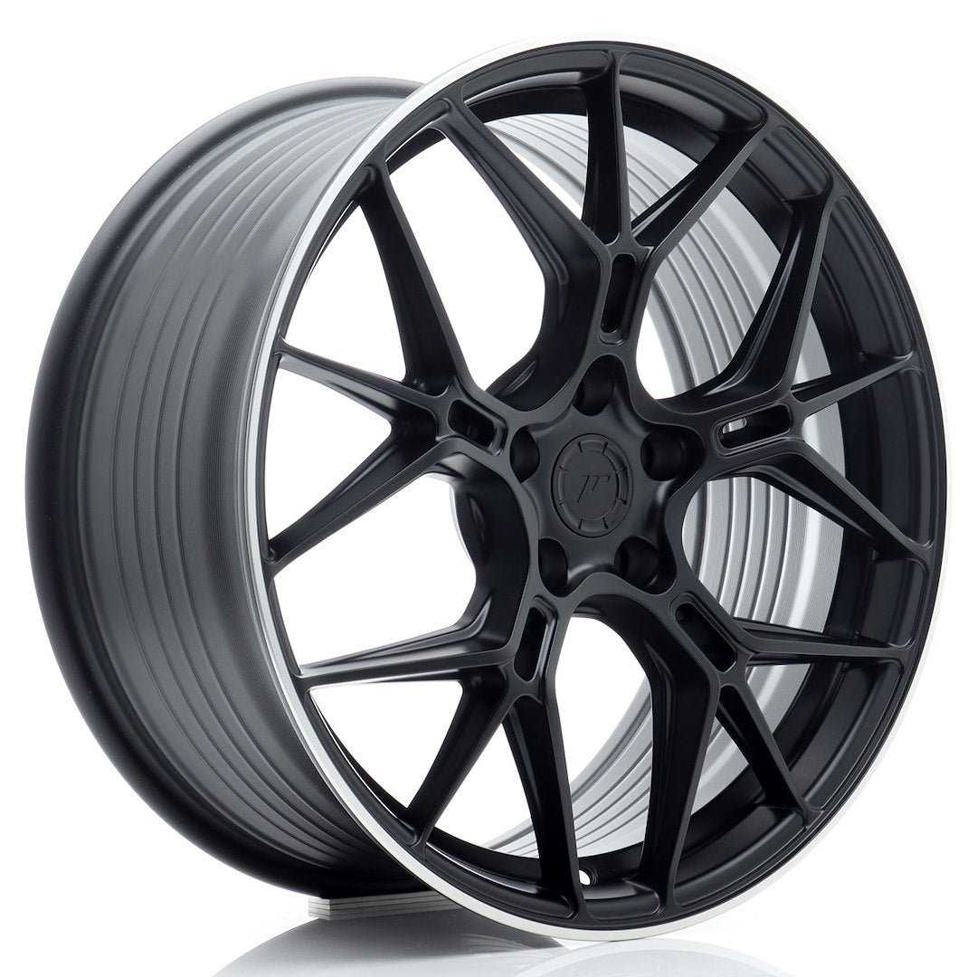 Alu kola Japan Racing JR51 19x8,5 ET35 5x112 Satin Black w/ Machined Lip | Wheelsup.cz