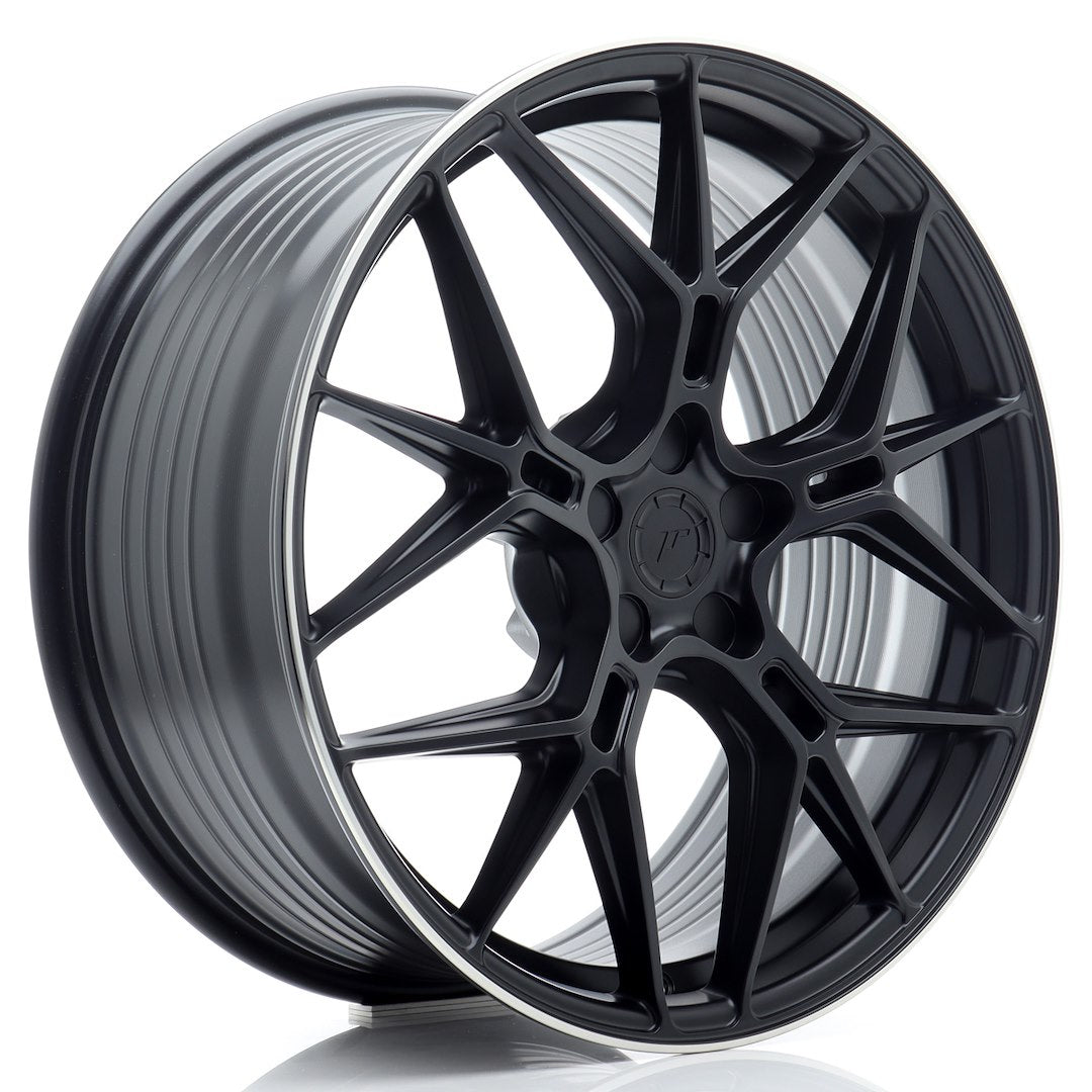 Alu kola Japan Racing JR51 20x8,5 ET20-45 5H BLANK Satin Black w/ Machined Lip | Wheelsup.cz