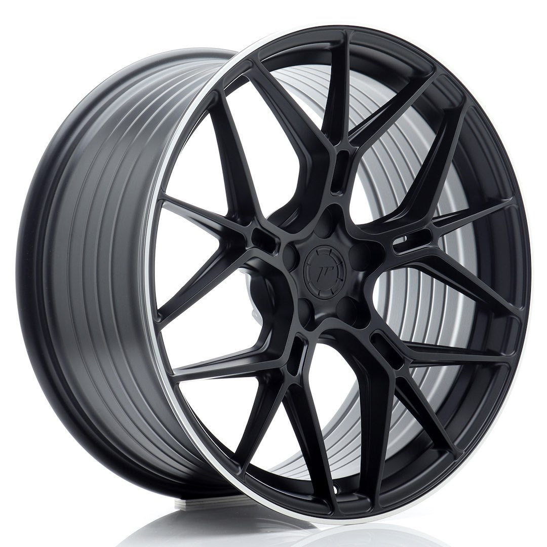 Alu kola Japan Racing JR51 20x10 ET20-45 5H BLANK Satin Black w/ Machined Lip | Wheelsup.cz