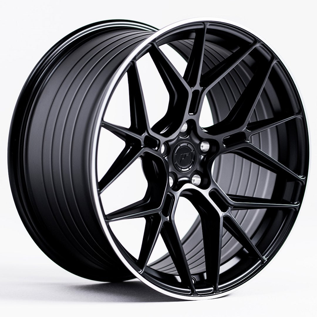 Alu kola Japan Racing JR51 20x10,5 ET15-35 5H BLANK Satin Black w/ Machined Lip | Wheelsup.cz