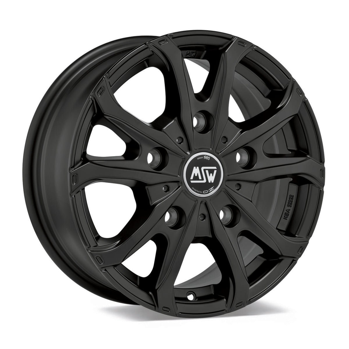 Alu kola MSW 48 VAN 6.5x15 5x118 ET65 71.1 černá