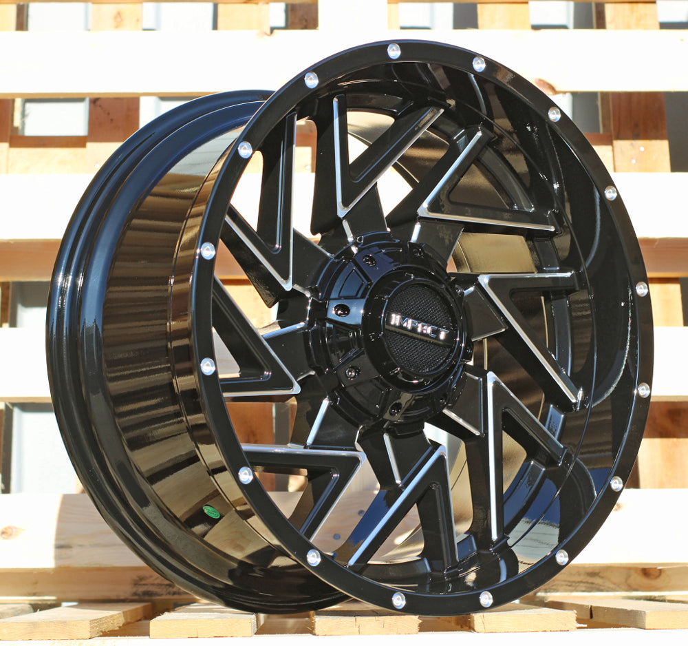 Alu kola pro Offroad B1508 10x20 6x135 ET-12 106.1 Black | Wheelsup.cz