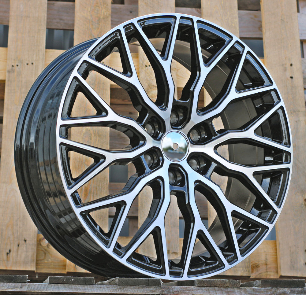 Alu disky pre Ford YF0412 8x19 6x120 ET48 74.1 Čierna