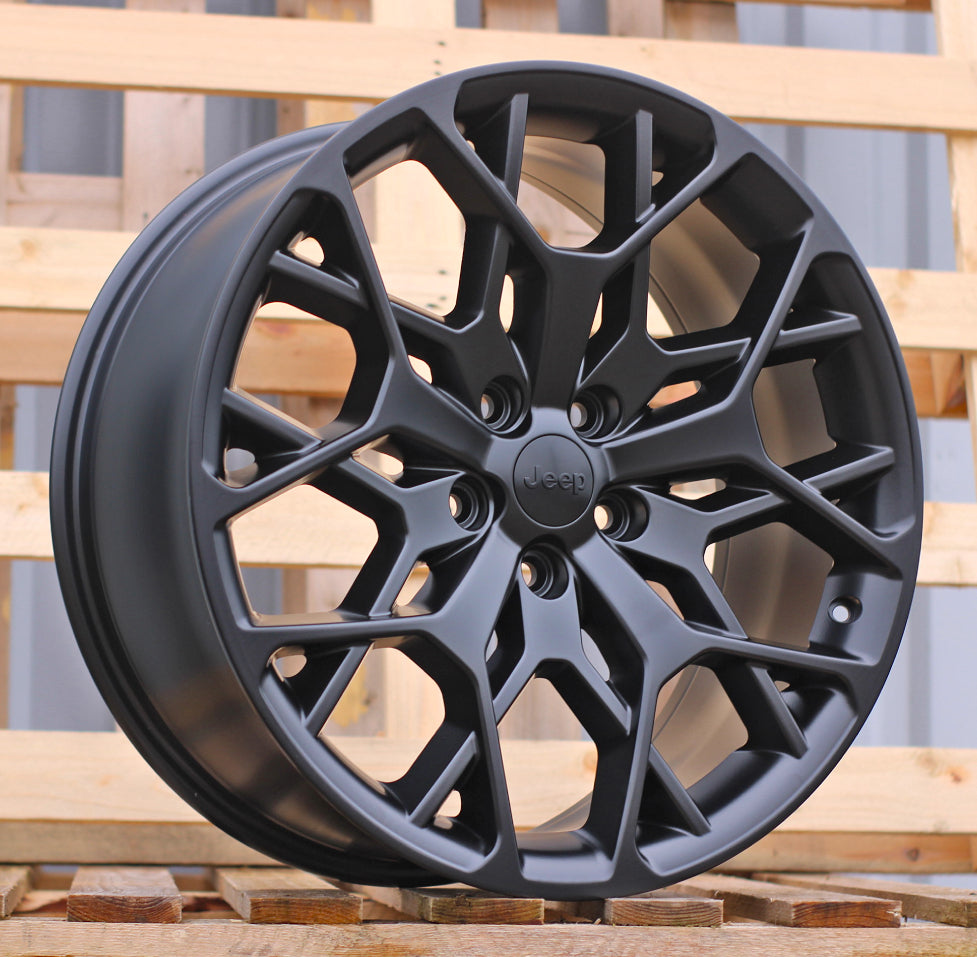Alu kola pro Jeep A1458 8.5x20 5x127 ET50 71.6 Black Half Matt | Wheelsup.cz