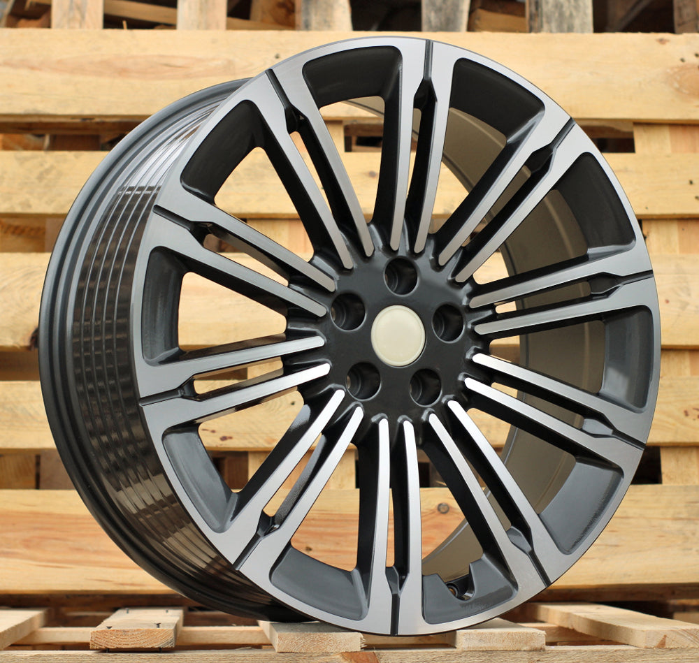Alu disky pre Land Rover 3S1066 9.5x24 5x120 ET40 72.6 Sivá