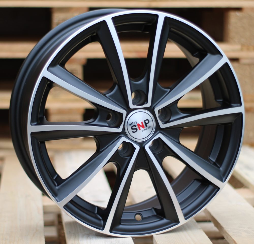 Alu kola Racing Line M15 6x15 5x110 ET39 73.1 Black Polished Matt | Wheelsup.cz