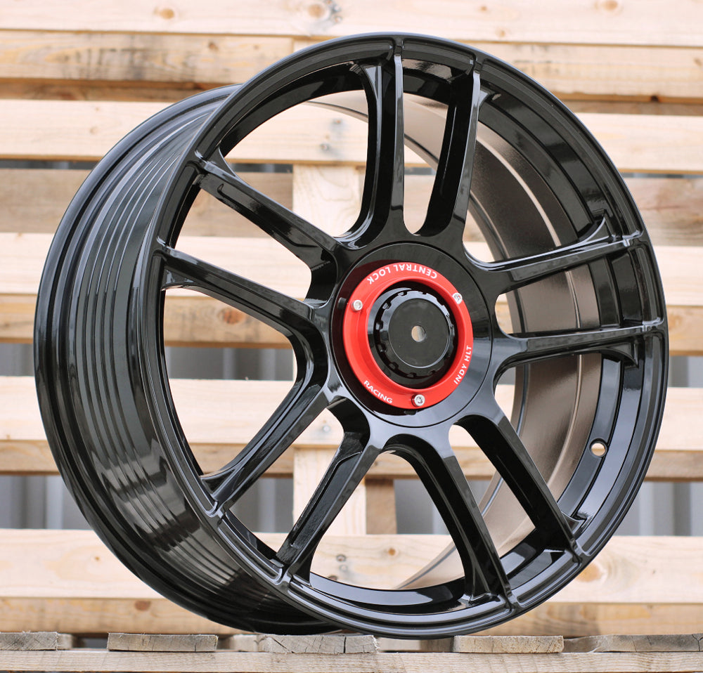 Alu disky Racing Line F8826 8x18 5x100/112 ET42 73.1 Čierna