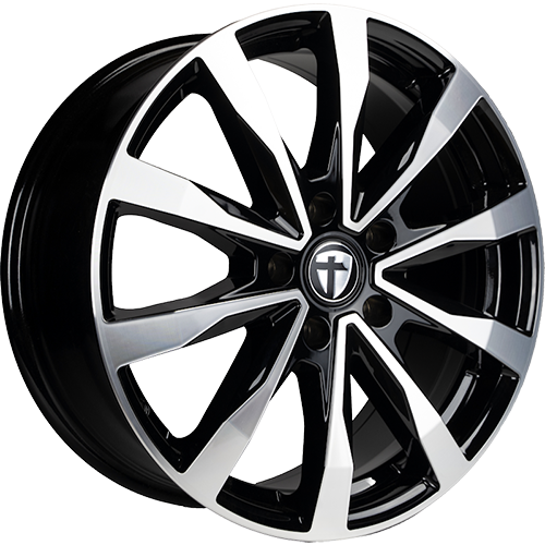 Alu kola Tomason TN28 Flow 7.5x18 5x120 ET53 65.1 black polished | Wheelsup.cz