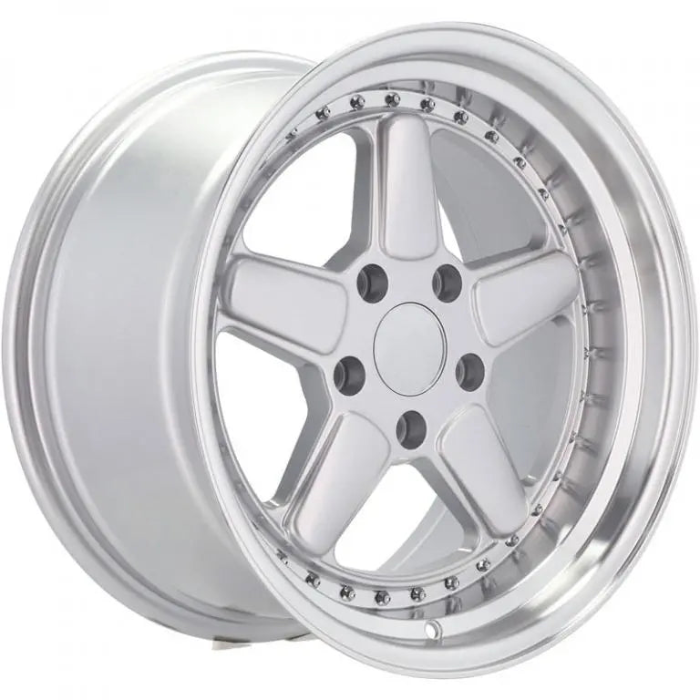 Alu kola pro BMW 7961F 9x17 5x120 ET25 72.6 Silver & Polished Lip