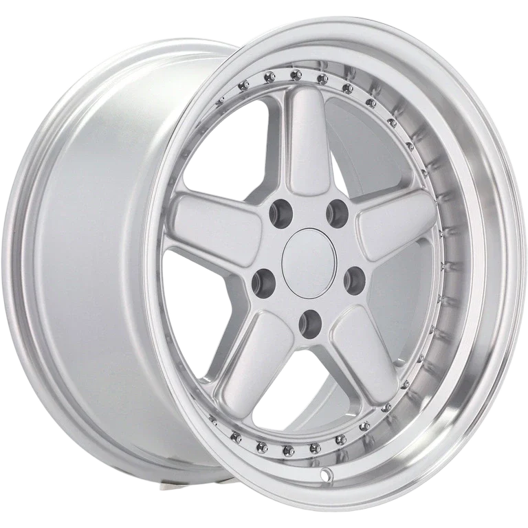 Alu kola pro BMW 7961F 9x17 5x120 ET25 72.6 Silver & Polished Lip | Wheelsup.cz