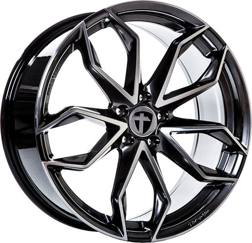 Alu kola Tomason TN22 8x18 5x114.3 ET45 72.6 dark hyperblack polished | Wheelsup.cz