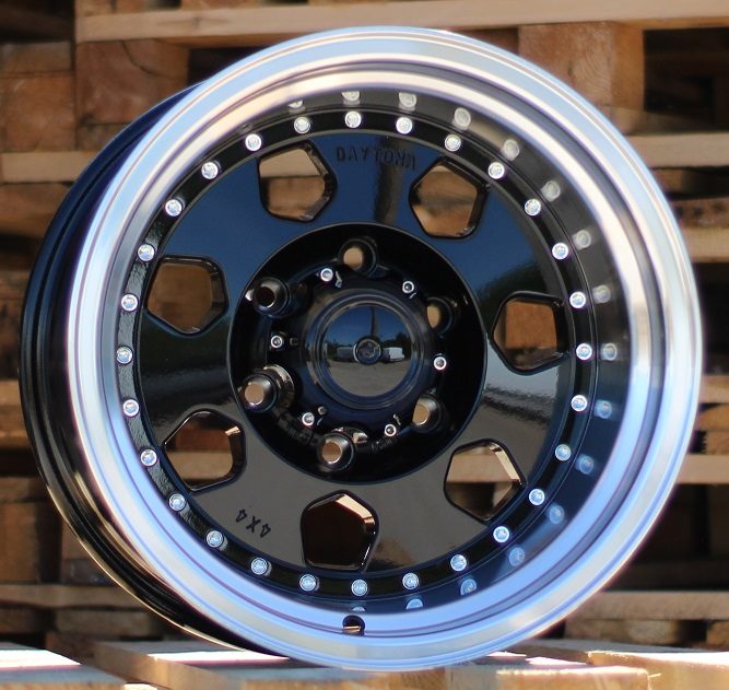 Alu kola pro Offroad B5169 10x16 6x139.7 ET-36 110.1 Black & Polished Lip | Wheelsup.cz