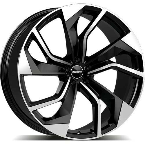 Alu kola GMP Rebel 9.5x22 5x112 ET36 66.5 black diamond | Wheelsup.cz