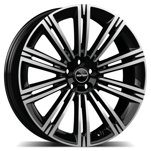 Alu kola GMP Experience 9.5x23 5x120 ET43 72.6 black diamond | Wheelsup.cz
