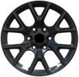 Alu kola pro Volkswagen B5884A 8x18 6x139.7 ET50 93.1 černá | Wheelsup.cz