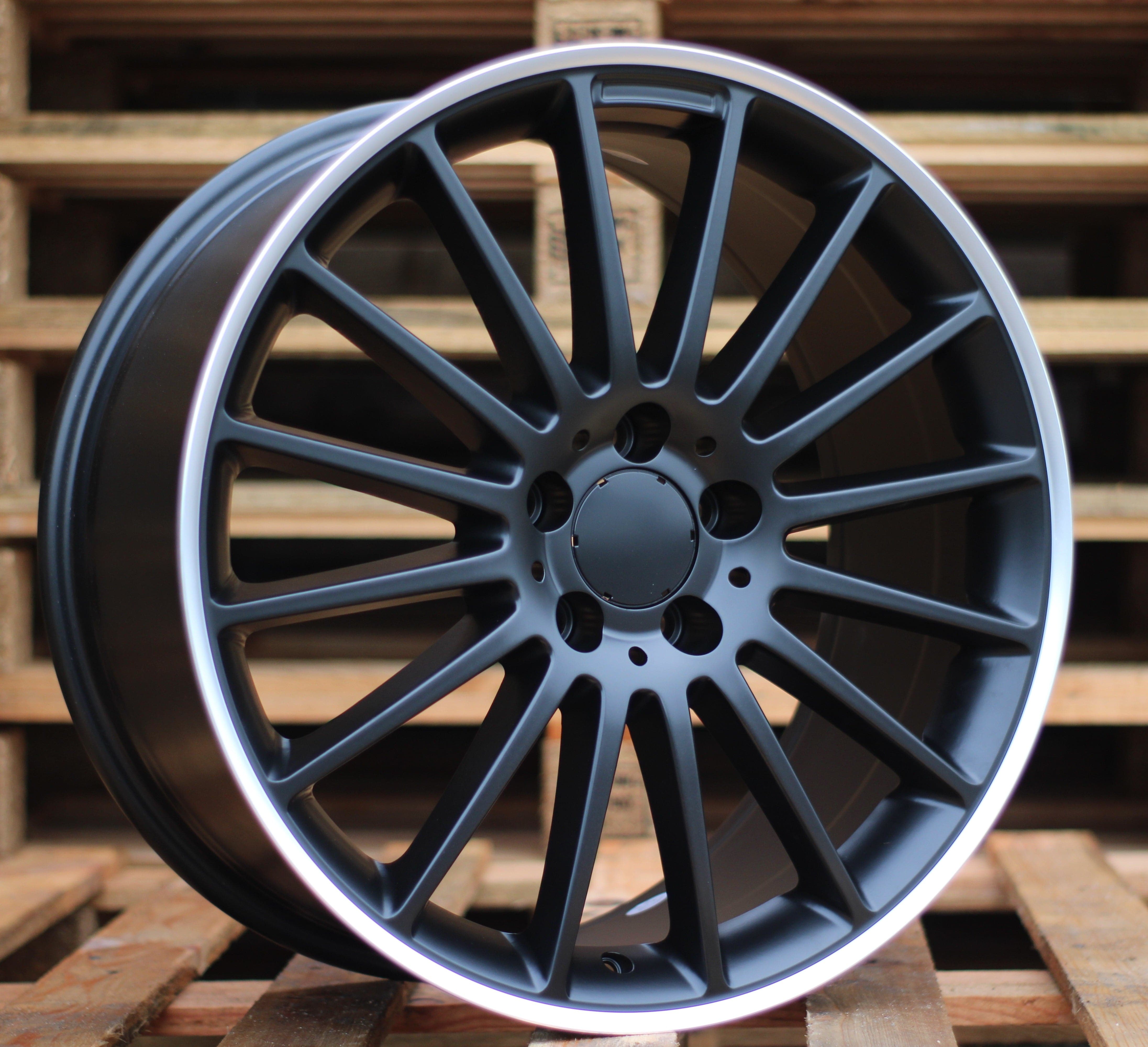 Racing Line A1020 9x19 5x112 ET54 schwarz, Mercedes