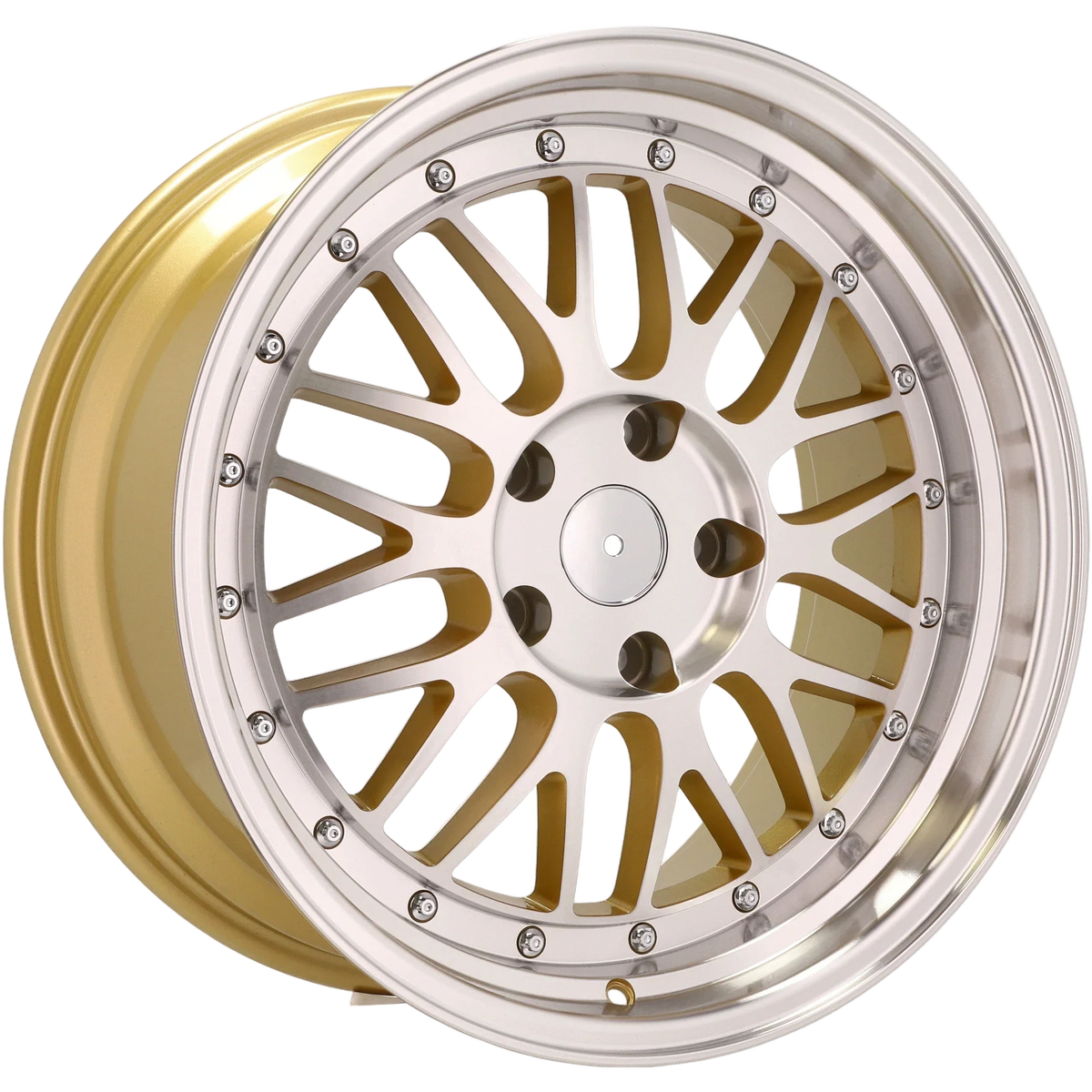 Alu disky Racing Line A1025 7.5x17 5x120 ET34 72.6 Zlatá