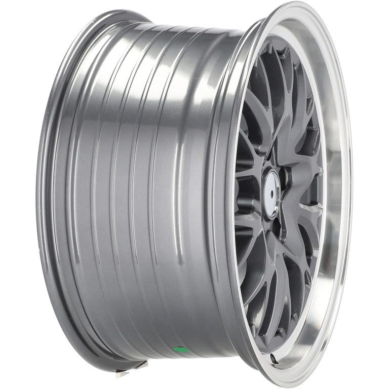 Alu kola Racing Line A1408 9x18 5x120 ET20 74.1 Gun Metal & Polished Lip | Wheelsup.cz