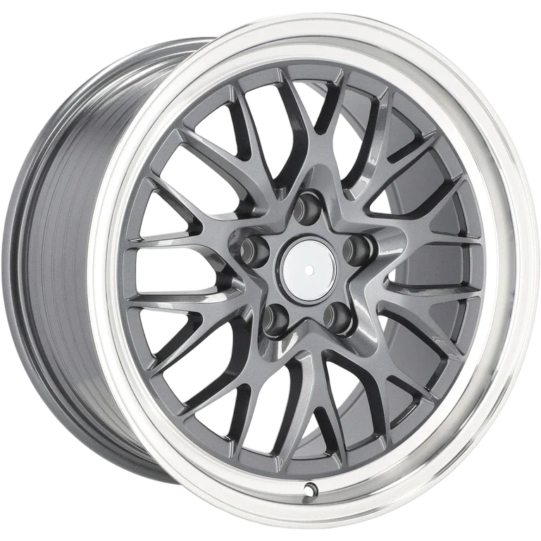 Alu kola Racing Line A1408 9x18 5x120 ET30 72.6 Gun Metal & Polished Lip | Wheelsup.cz