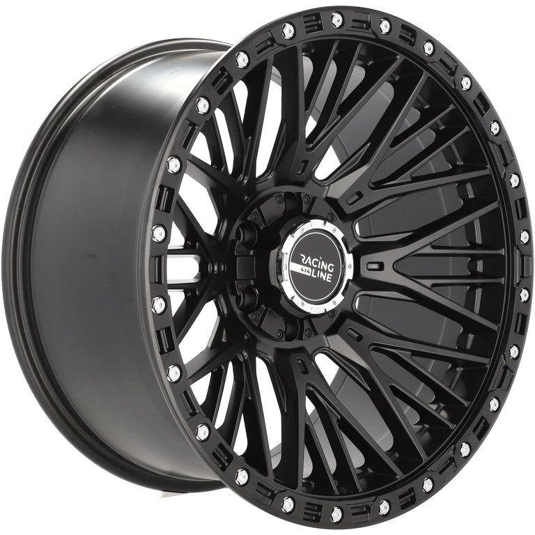 Alu kola pro Offroad A1431 10x20 6x139.7 ET-18 106.1 Black Half Matt | Wheelsup.cz