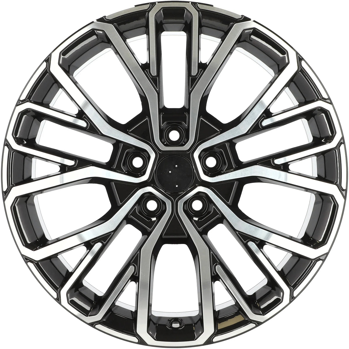 Alu kola pro Jeep A1448 9x21 5x127 ET50 71.6 Black Polished | Wheelsup.cz