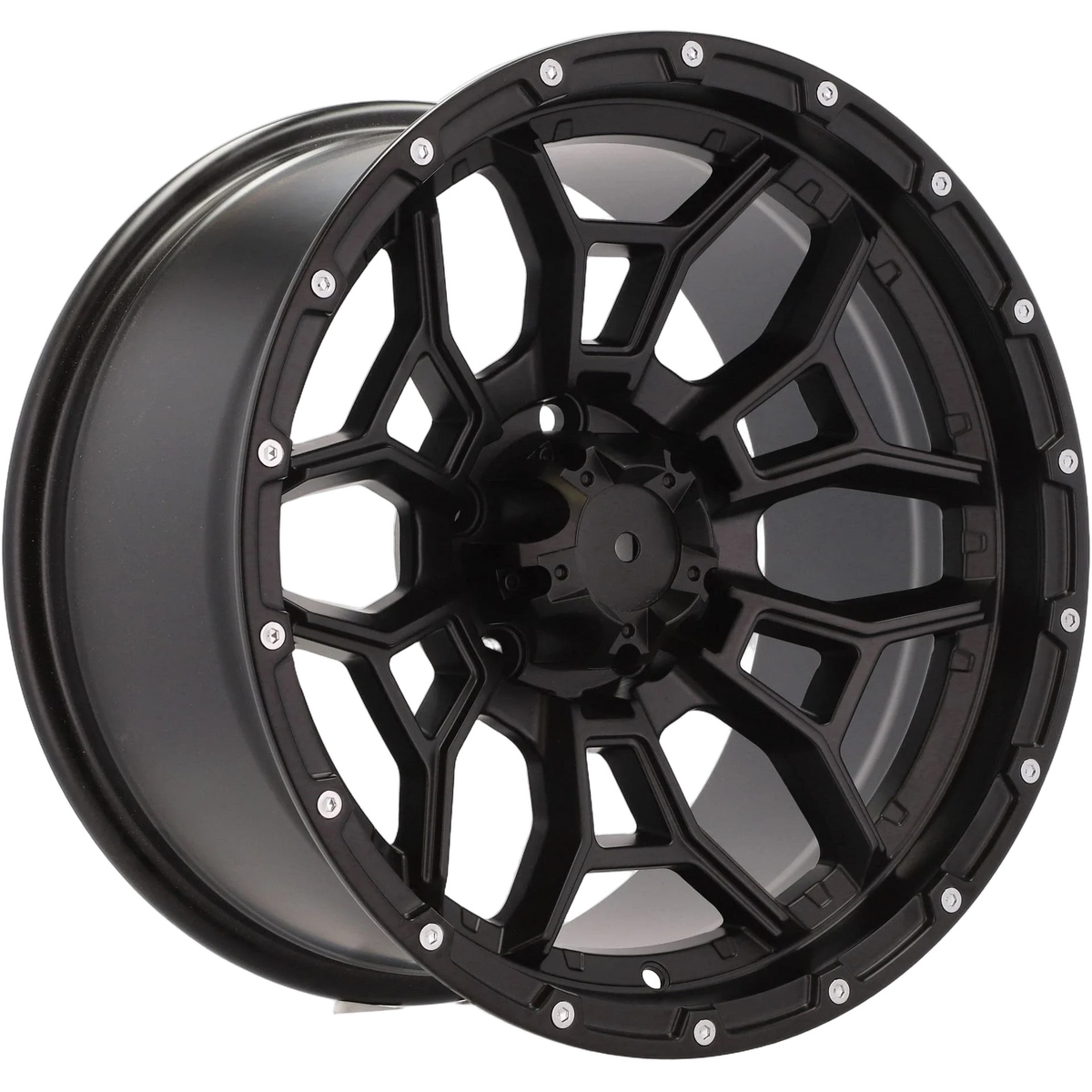 Alu kola pro Offroad A1915 8x15 6x139.7 ET-10 110.1 Black Half Matt | Wheelsup.cz