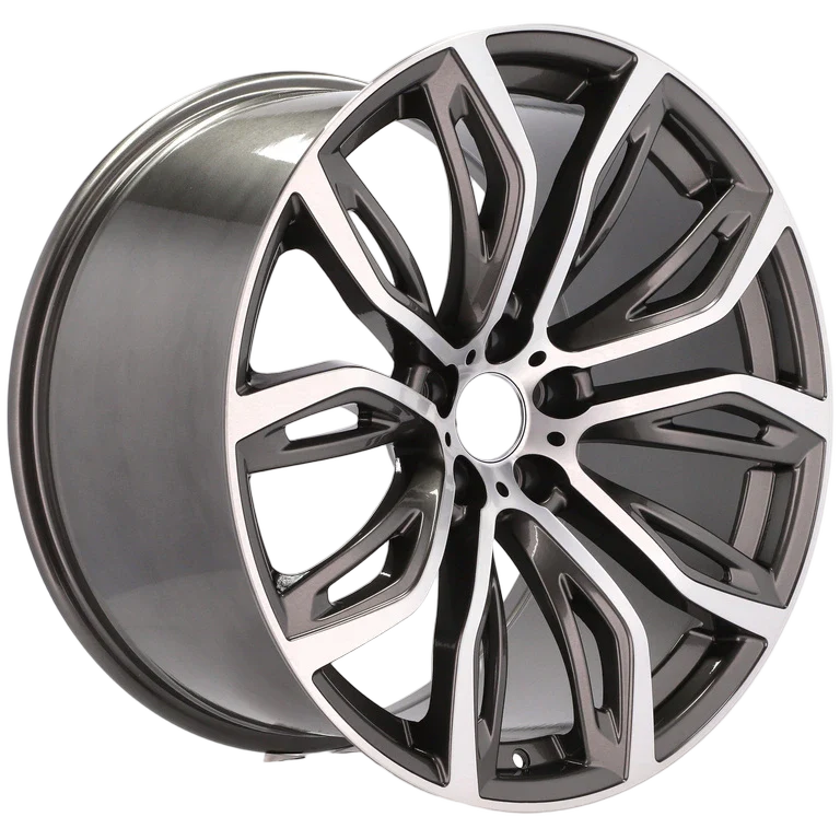 Alu kola pro BMW A5040 10.5x21 5x120 ET45 74.1 Grey Polished | Wheelsup.cz
