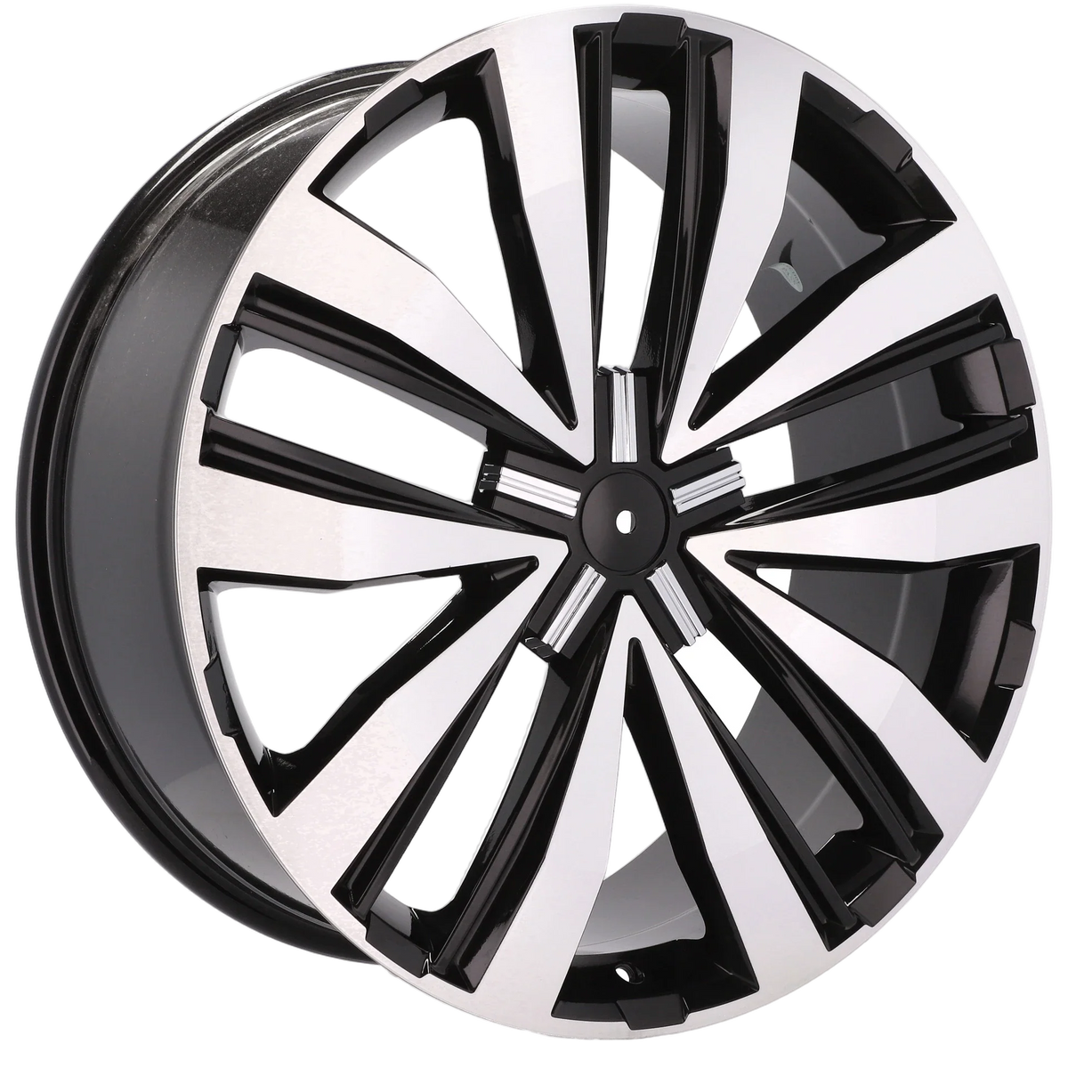 Alu kola pro Volkswagen A5377 7.5x17 5x120 ET50 65.1 Black Polished | Wheelsup.cz