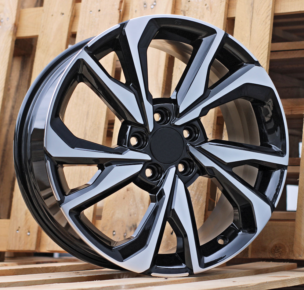 Racing Line A5563 8x18 5x114.3 ET50 schwarz, Honda