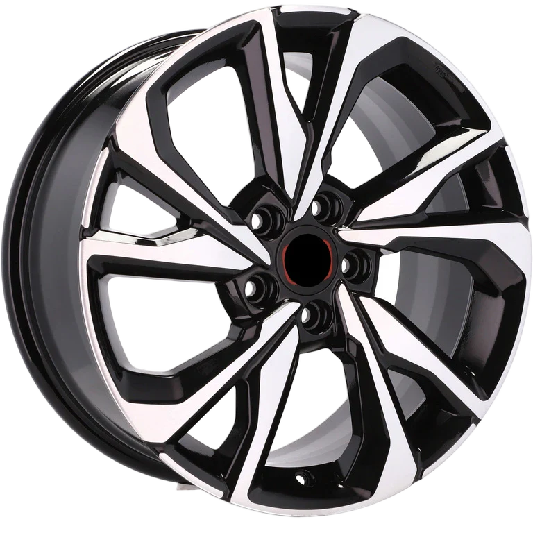 Alu kola pro Honda A5563 8x18 5x114.3 ET50 64.1 Black Polished | Wheelsup.cz