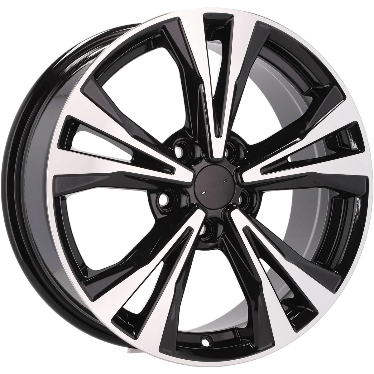 Alu kola pro Nissan A5832 7x18 5x114.3 ET40 66.1 Black Polished | Wheelsup.cz