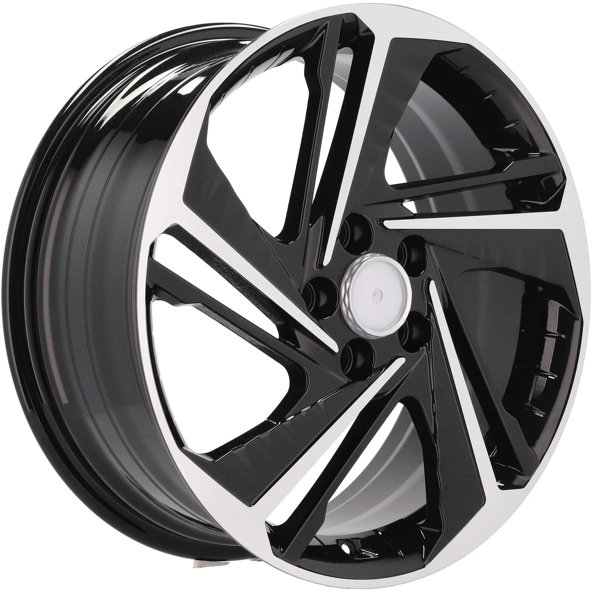 Alu kola pro Hyundai A5895 7.5x18 5x114.3 ET50.5 67.1 Black Polished | Wheelsup.cz
